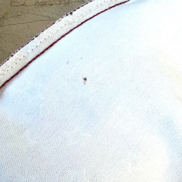 J.Crew STARS Reusable Market Shopper Carryall Lined Tote Bag RED / BLUE / WHITE - Picture 5 of 10